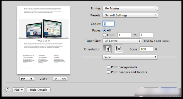 Mac怎么打印文件?苹果电脑Mac打印pdf文件方