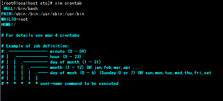 Linux计划任务Crontab学习笔记(3):配置文件_L